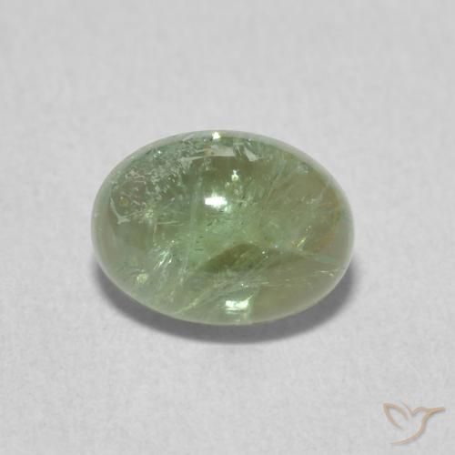 1.29ct 天然 浅绿色 碧玺, 椭圆形, 透明