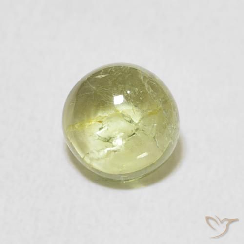 1.24ct 天然 浅绿色 碧玺, 圆形的, 透明