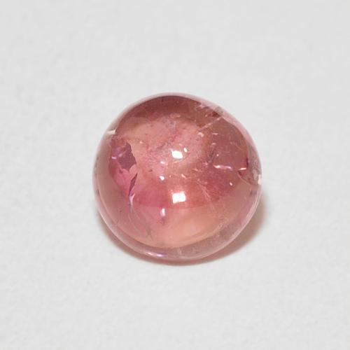 0.94ct 天然 中粉红色 碧玺, 圆形的, 透明