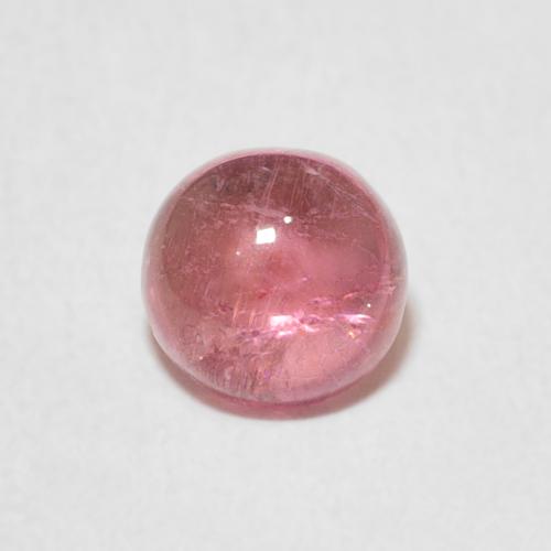 0.91ct 天然 浅粉色 碧玺, 圆形的, 透明