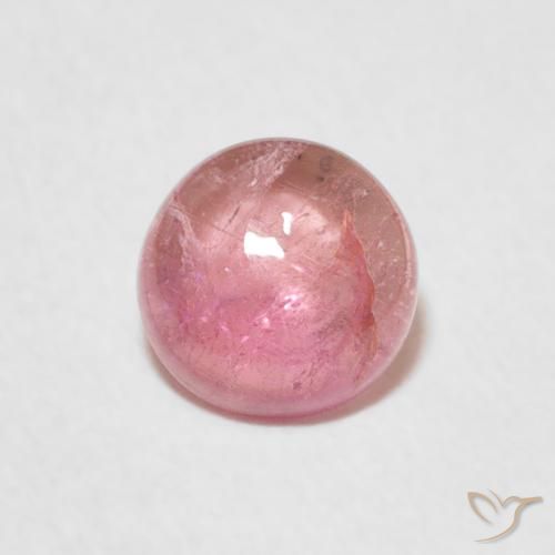 0.88克拉天然碧玺，圆形的，透明