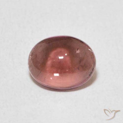 1.02ct 天然 玫瑰粉色 碧玺, 椭圆形, 透明