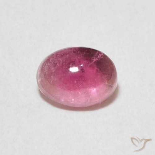 0.95ct 天然 粉紫色 碧玺, 椭圆形, 透明