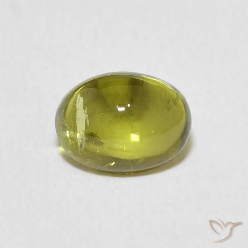 1.44ct 天然 暖土绿 碧玺, 椭圆形, 透明