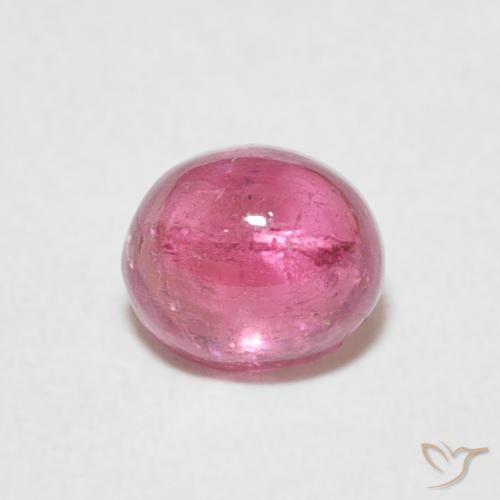 0.93ct 天然 泡泡糖粉色 碧玺, 椭圆形, 透明