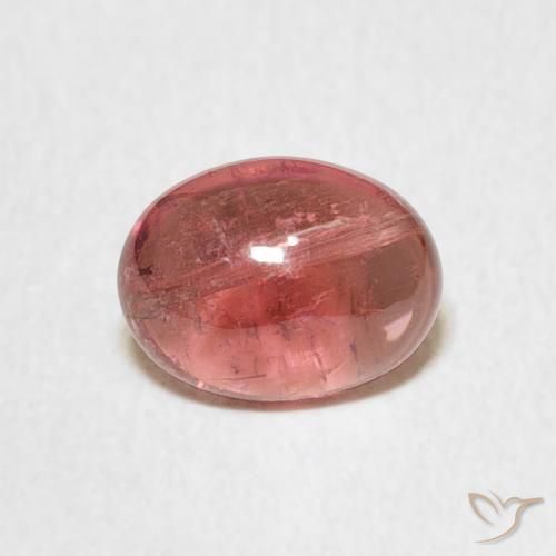1.28ct 天然 橙粉色 碧玺, 椭圆形, 透明