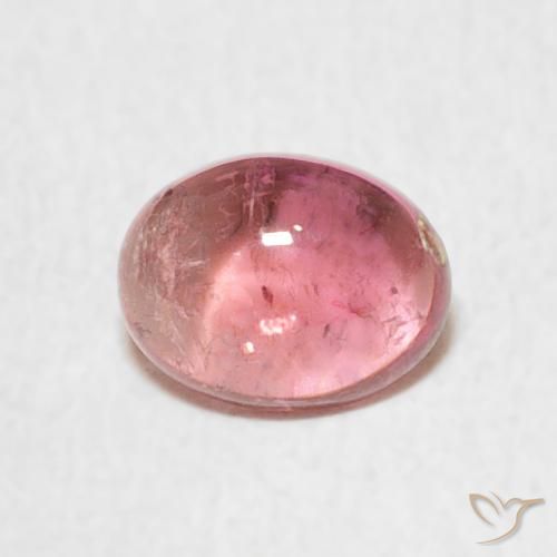 0.85ct 天然 浅粉色 碧玺, 椭圆形, 透明