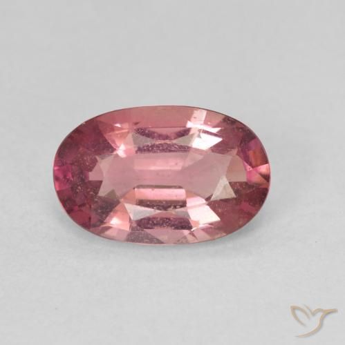1.48ct 天然 深粉色 碧玺, 椭圆形, VVS-VS