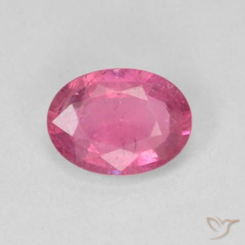1.48ct 天然 艳粉色 碧玺, 椭圆形, VS