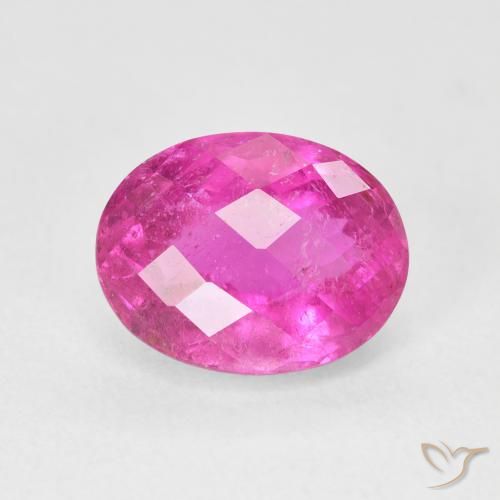 3.20ct 天然 艳粉色 碧玺, 椭圆形, VS