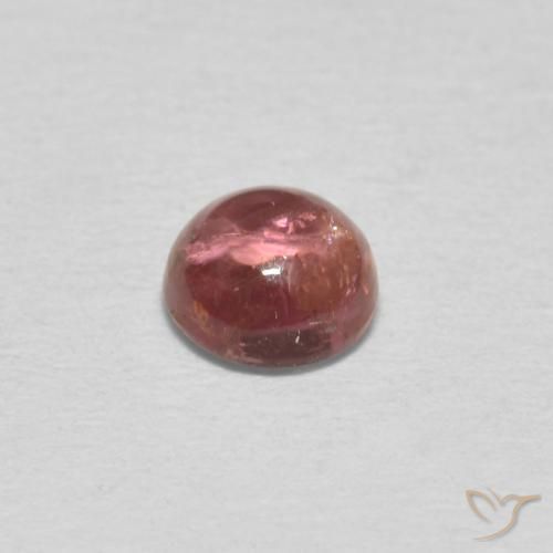 0.59克拉天然碧玺，圆形的，透明