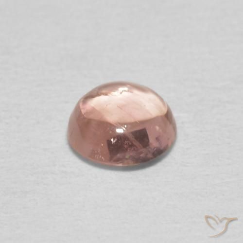 0.50克拉天然碧玺，圆形的，透明