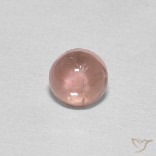 0.47ct 天然 中粉红色 碧玺, 圆形的, 透明