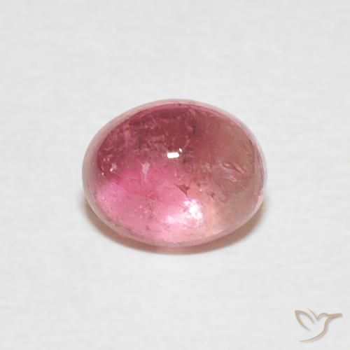0.70ct 天然 艳粉色 碧玺, 椭圆形, 透明
