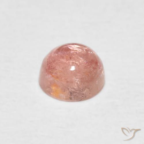 0.65克拉天然碧玺，圆形的，透明