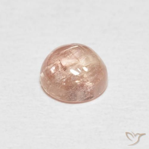 0.59克拉天然碧玺，圆形的，透明