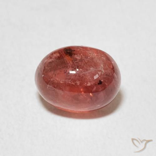 1.36ct 天然 中红 碧玺, 椭圆形, 透明