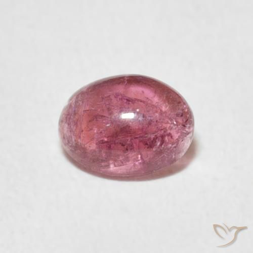 0.65ct 天然 浅粉色 碧玺, 椭圆形, 透明