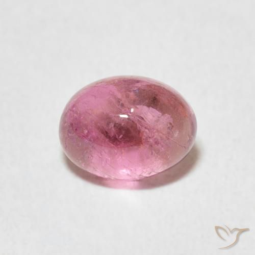 0.81ct 天然 艳粉色 碧玺, 椭圆形, 透明