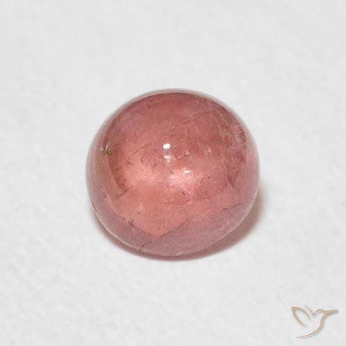 0.72ct 天然 中粉红色 碧玺, 圆形的, 透明