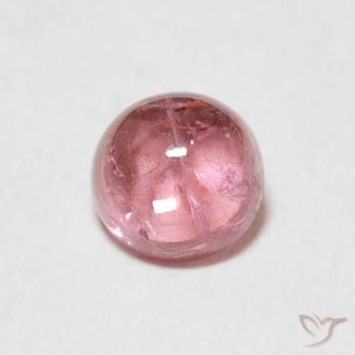 0.56ct 天然 浅粉色 碧玺, 圆形的, 透明