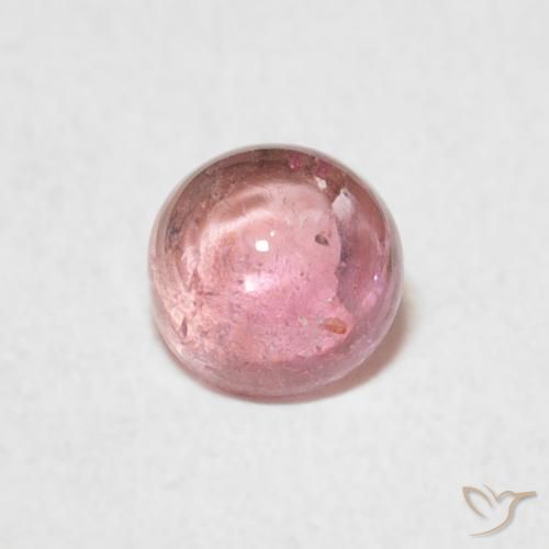 0.56ct 天然 浅粉色 碧玺, 圆形的, 透明