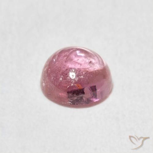 0.56克拉天然碧玺，圆形的，透明