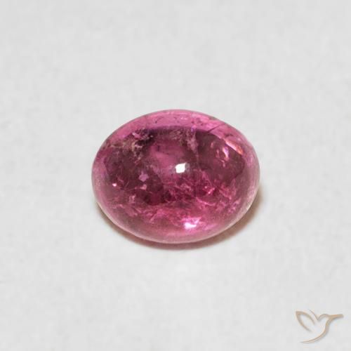 0.78ct 天然 橙粉色 碧玺, 椭圆形, 透明