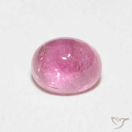 0.84ct 天然 艳粉色 碧玺, 椭圆形, 透明