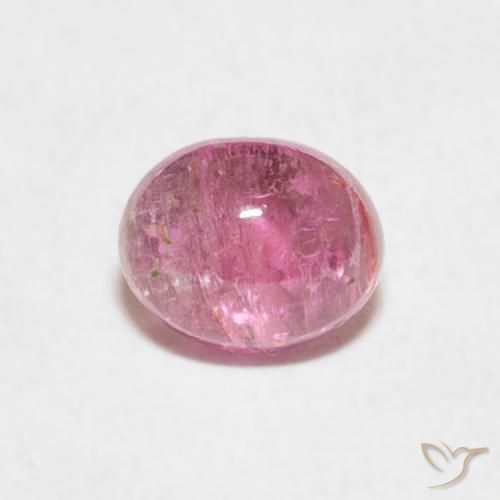 0.83ct 天然 泡泡糖粉色 碧玺, 椭圆形, 透明