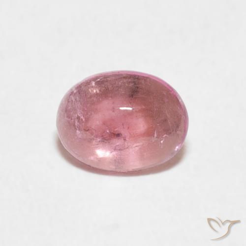 0.65ct 天然 泡泡糖粉色 碧玺, 椭圆形, 透明