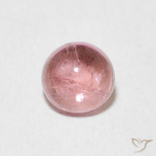 0.56ct 天然 浅粉色 碧玺, 圆形的, 透明
