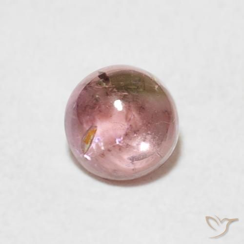 0.61ct 天然 浅粉色 碧玺, 圆形的, 透明