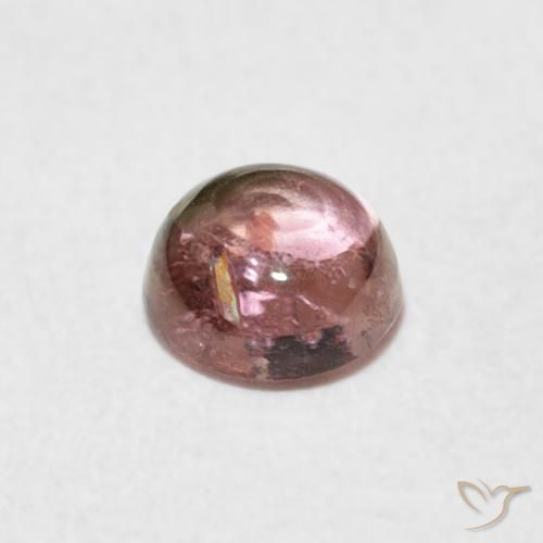0.61克拉天然碧玺，圆形的，透明