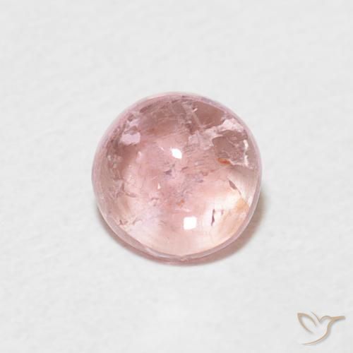 0.48ct 天然 中粉红色 碧玺, 圆形的, 透明