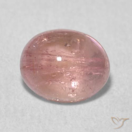 0.75ct 天然 浅粉色 碧玺, 椭圆形, 透明