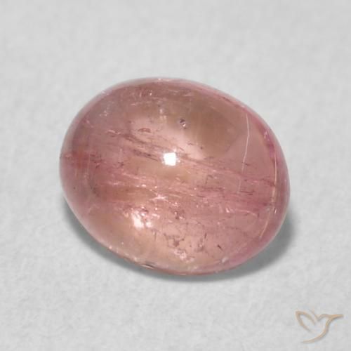 0.75克拉天然碧玺，椭圆形，透明