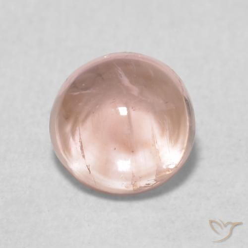 0.70ct 天然 大地粉色 碧玺, 圆形的, 透明