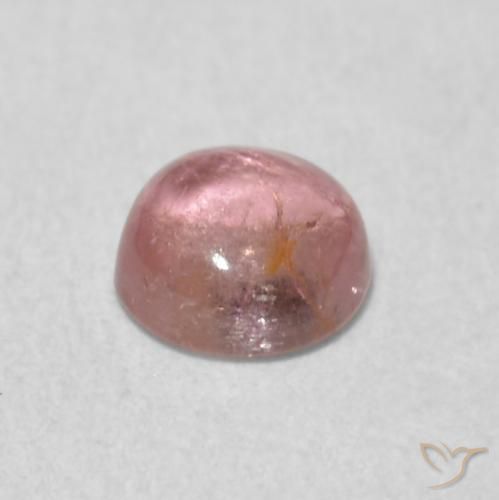 0.51克拉天然碧玺，圆形的，透明