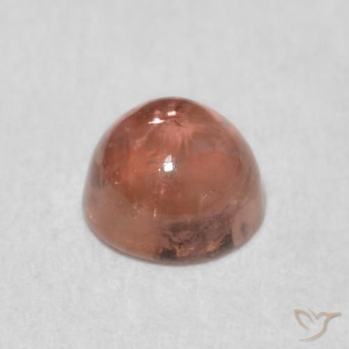0.65克拉天然碧玺，圆形的，透明