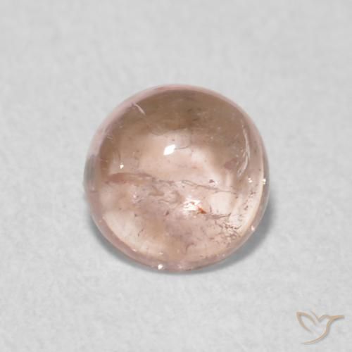 0.49ct 天然 非常浅的粉红色 碧玺, 圆形的, 透明