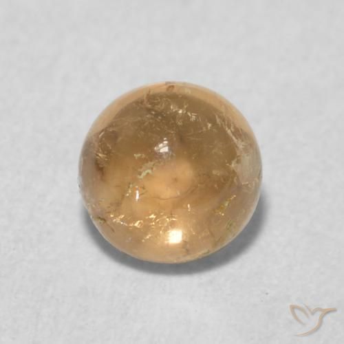 0.62克拉天然碧玺，圆形的，透明