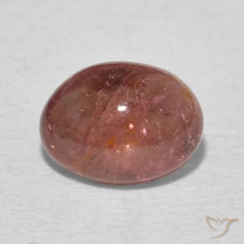 1.40ct 天然 紫檀粉 碧玺, 椭圆形, 透明