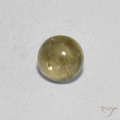 0.63克拉天然碧玺，圆形的，透明