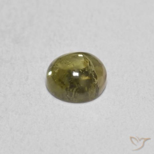 0.63克拉天然碧玺，圆形的，透明