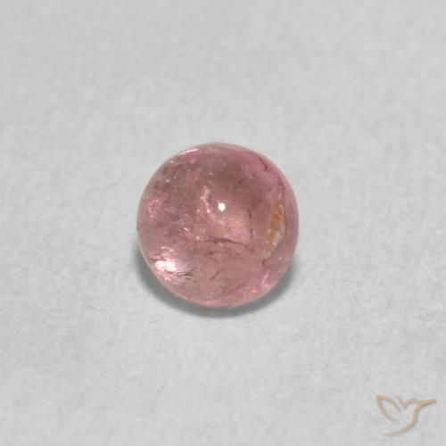 0.60克拉天然碧玺，圆形的，透明