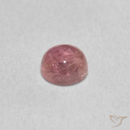 0.60克拉天然碧玺，圆形的，透明