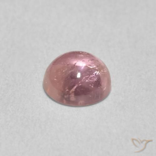 0.85克拉天然碧玺，圆形的，透明