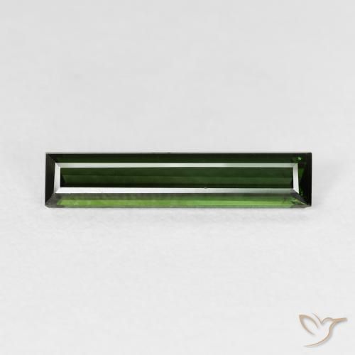 1.28ct 天然 森林绿 碧玺, 狭长方形, VS