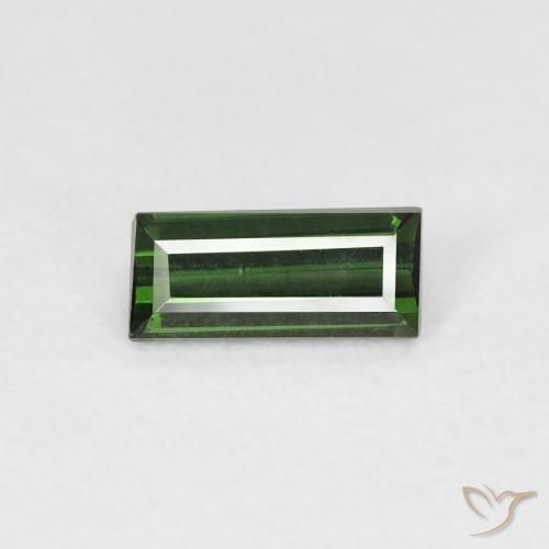 0.46ct 天然 森林绿 碧玺, 狭长方形, VVS-VS